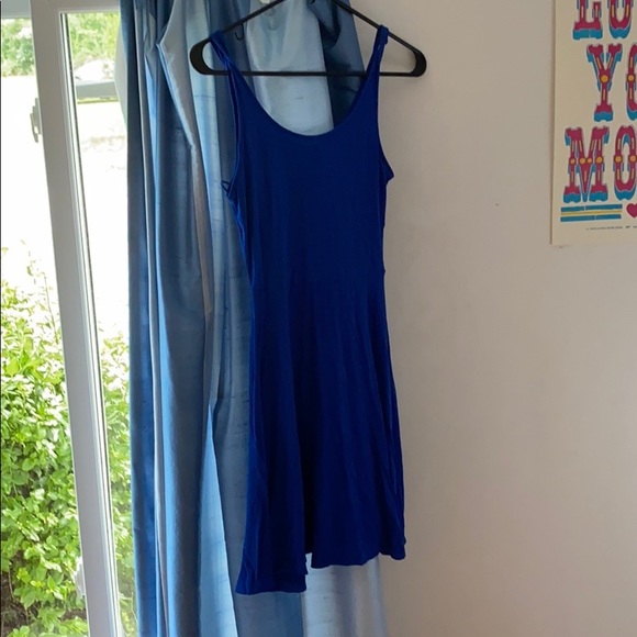 Express blue basic dress - Picture 3 of 3